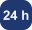 recepción disponible 24 horas al día: La recepción para los clientes está abierta 24h/7