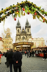 Mercadillo de Semana Santa en Praga